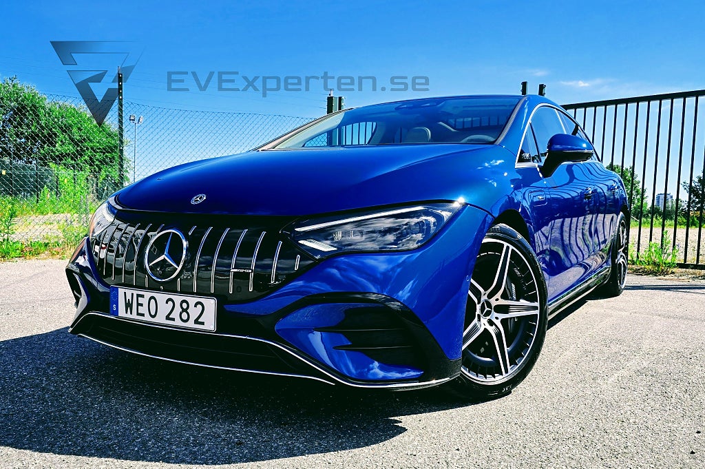 Mercedes-Benz EQE AMG 43 4MATIC 476 HK Nov 2024 Airm Burmester Pano Moms