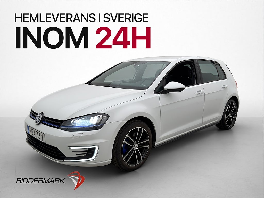 Volkswagen Golf GTE 204hk P-Värmare Kamera Drag CarPlay LED