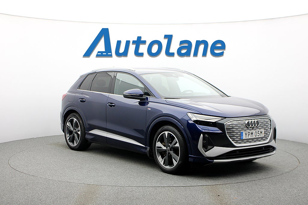 Audi Q4 E-Tron 40 S-Line, Dragkrok, Navi, Kamera 204hk