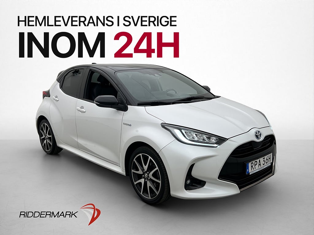 Toyota Yaris Hybrid 116hk Bitone Värmare Kamera Adaptiv-fart