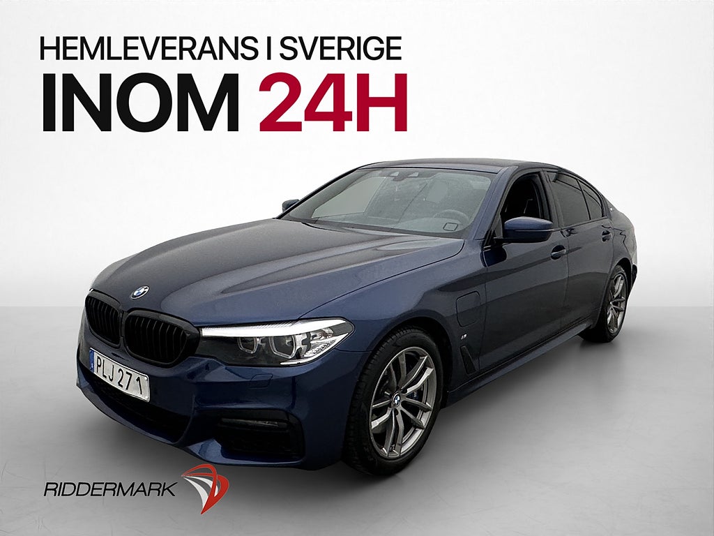 BMW 530e M Sport Komfortstolar Kamera Navi Ambient Rattvärme