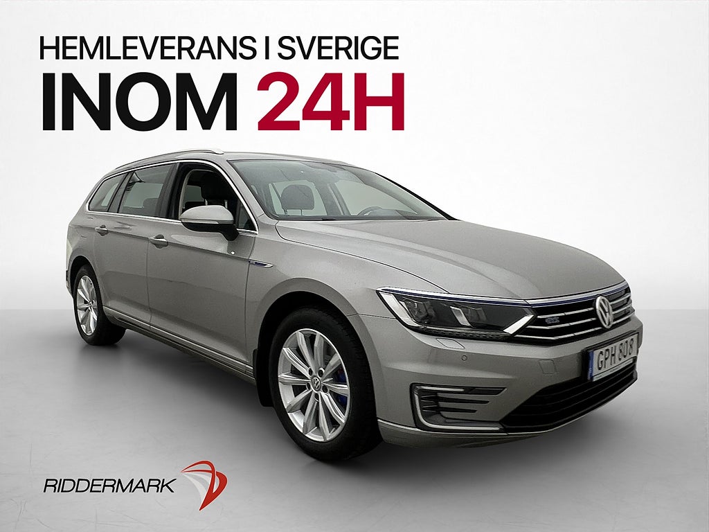 Volkswagen Passat 1.4 TSI 218hk GTE Kamera P-Värmare Drag