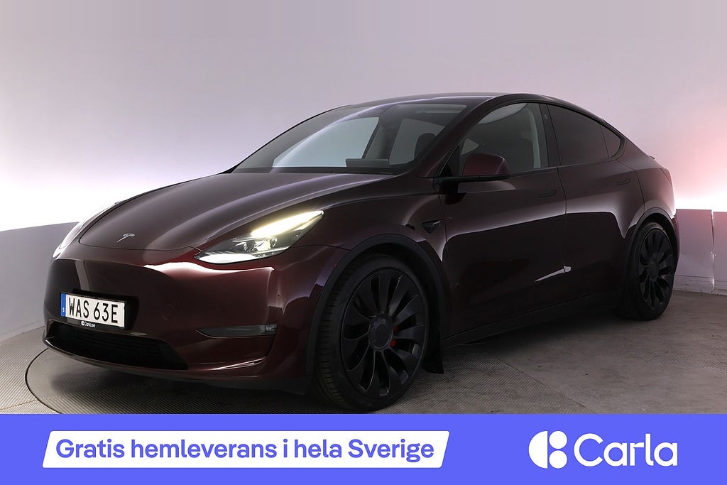 Tesla Model Y Performance Autopilot Panorama Drag