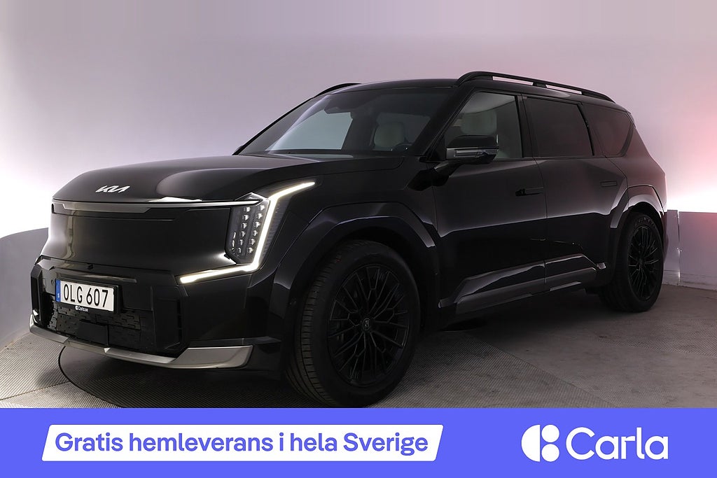 Kia EV9 AWD GT line 7-sits Pano Meridian 360 HuD Elstol