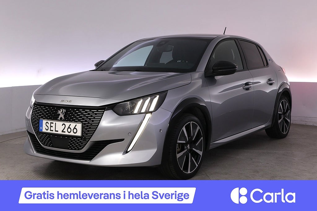 Peugeot E-208 GT Pack Panorama Adaptiv Farthållare Värmare