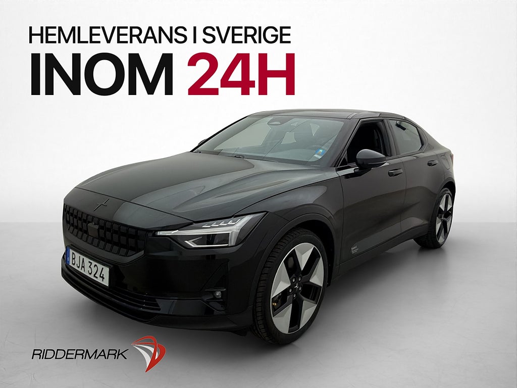 Polestar 2 Long Range Single Motor Plus Värmare Pano H/K
