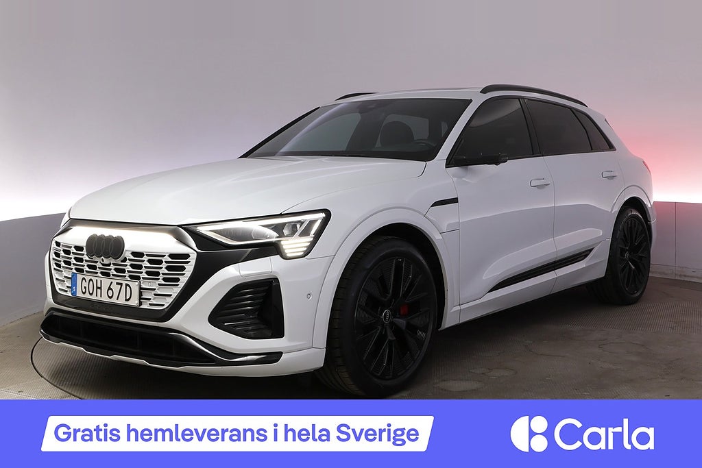 Audi Q8 55 e-tron quattro S-line Pano HUD 360 Elstol Drag