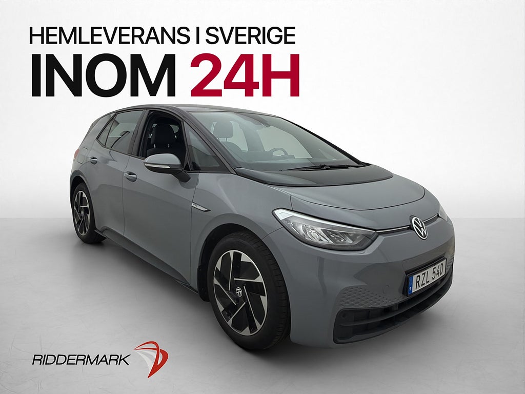 Volkswagen ID.3 Pro Performance 204hk Värmare CarPlay