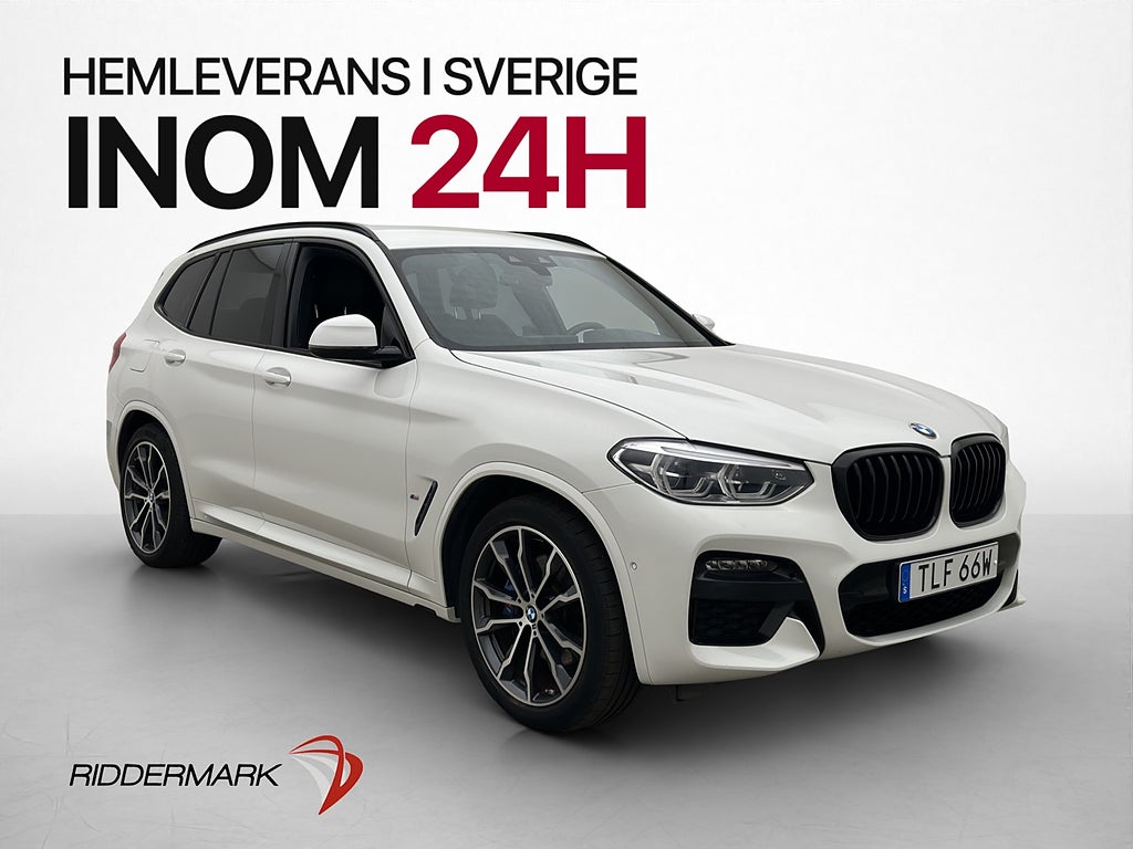 BMW X3 xDrive30 e 292hk M Sport H/K Kamera Navi Skinn Drag