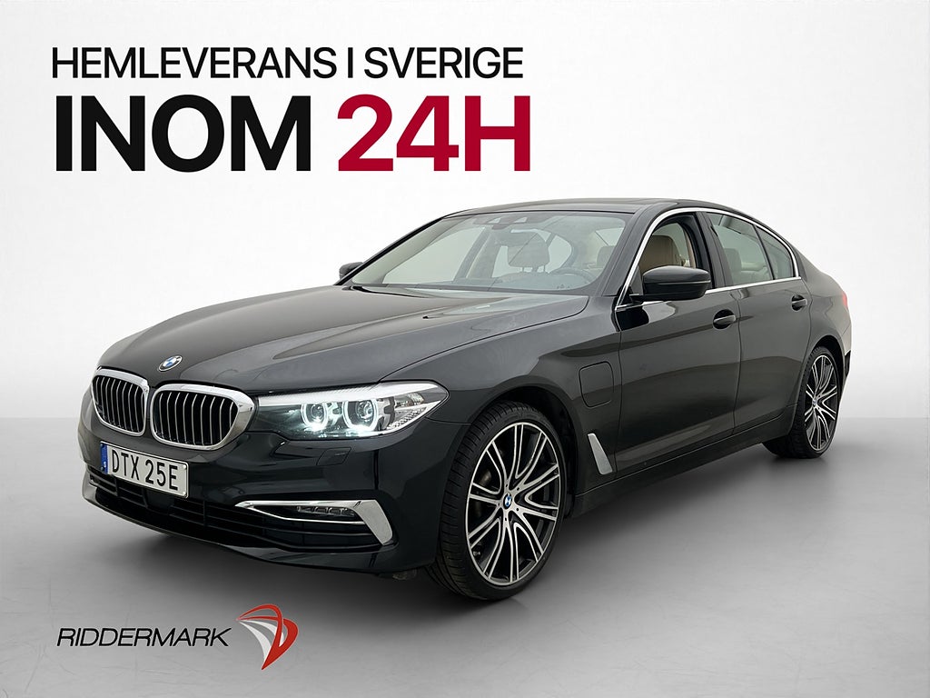 BMW 530e xDrive Taklucka Skinn H/K Kamera Drag 20″ 252hk