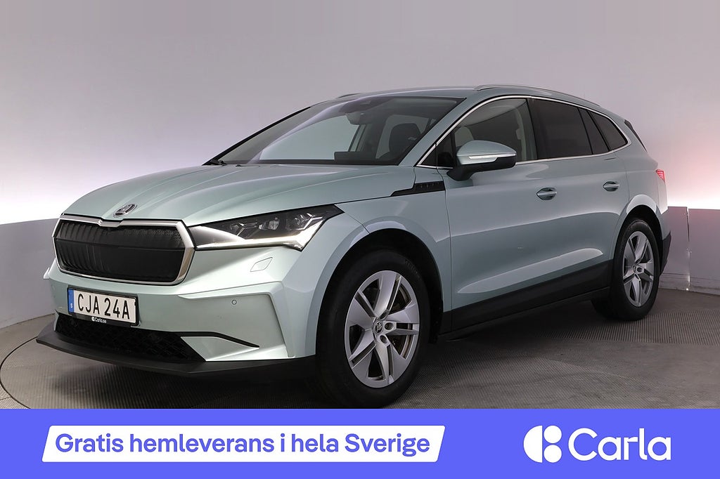 Skoda Enyaq iV 80 Drag Elstol BLIS Kamera AdapFartH Navi
