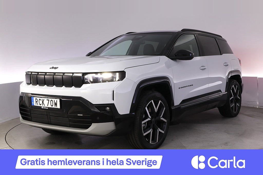 Jeep Compass Summit First Edition Pano Elstol Kamera Navi