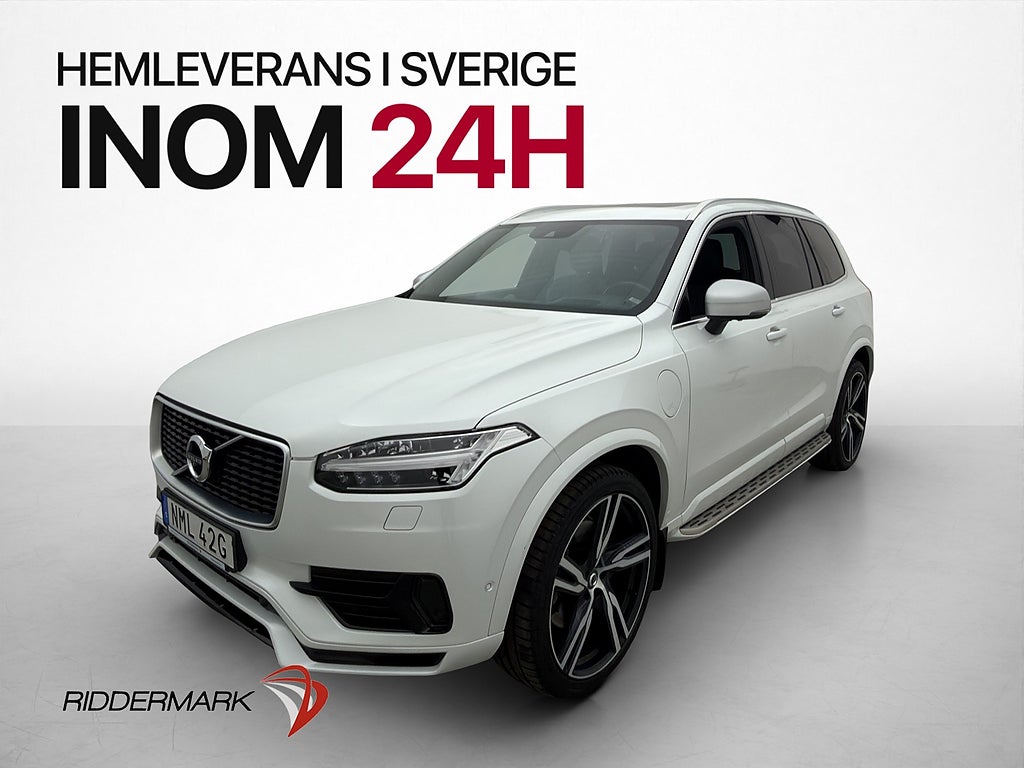 Volvo XC90 Recharge T8  7-Sit R-Design B&W Pano Luft Drag