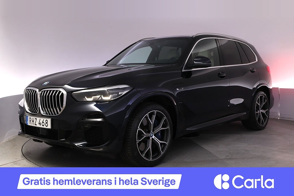 BMW X5 xDrive45e M-Sport Pano Drag Elstol AdapFarth Kamera