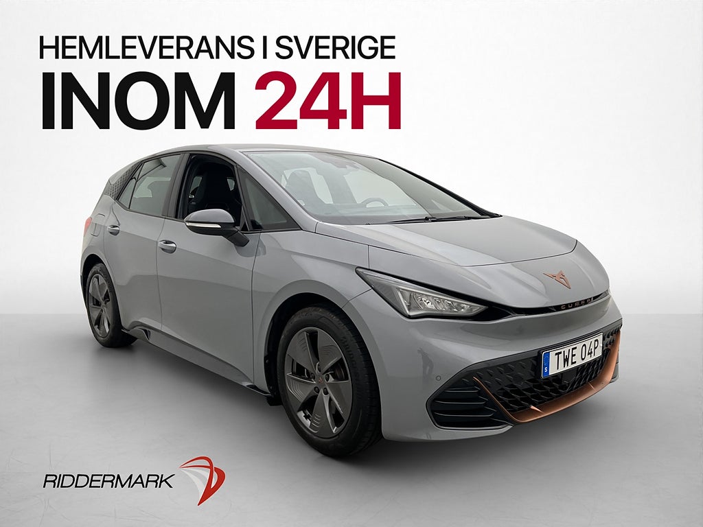 Cupra Born 58 204hk Värmare CarPlay Rattvärme Farthållare
