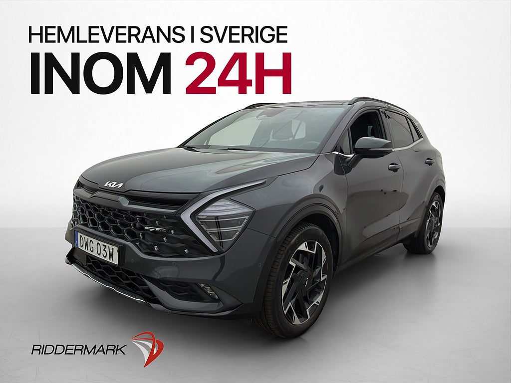Kia Sportage PHEV AWD 252hk GT-Line Pano H/K 360° Elstolar
