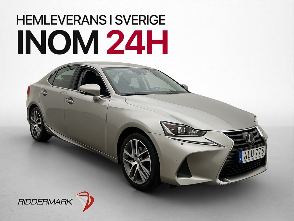 Lexus IS300H Executive Skinn Kamera Navi Rattvärme P-Sensor