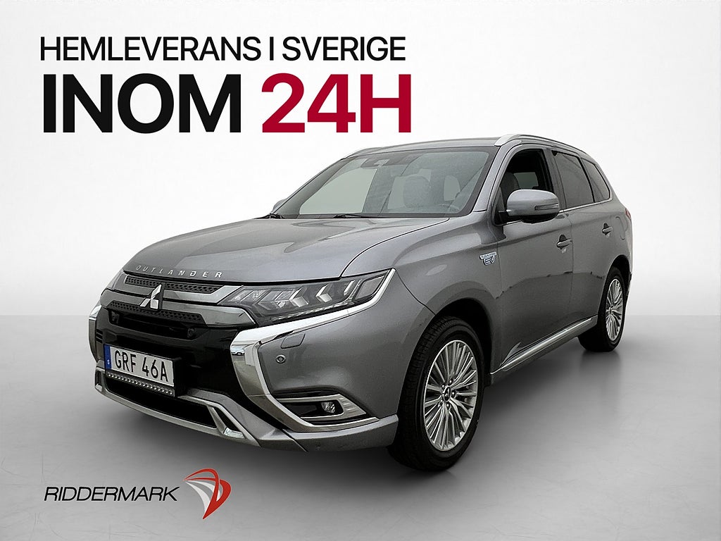 Mitsubishi Outlander PHEV AWD Business Dragkrok 360° Skinn