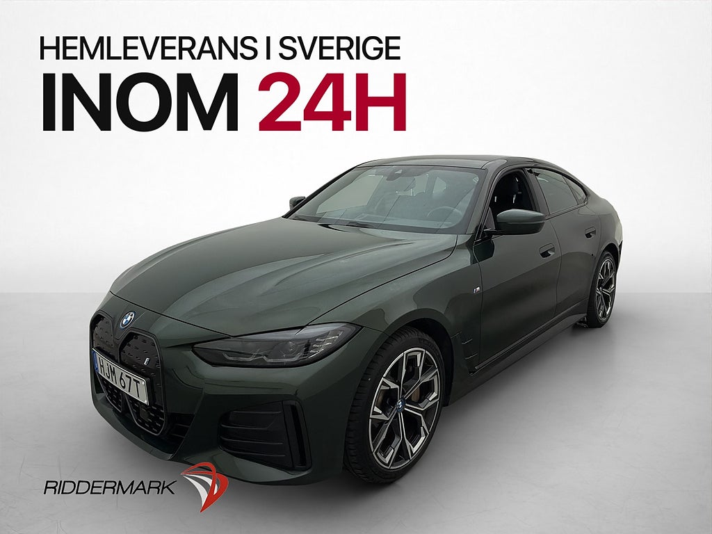BMW i4 eDrive40 Gran Coupé 83.9 kWh M Sport Drag Kamera MOMS