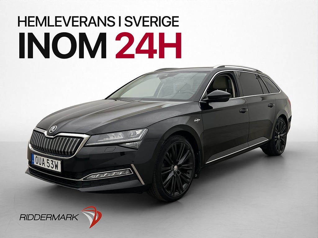 Skoda Superb Kombi L&K Värm Pano Canton Cockpit Drag Kamera