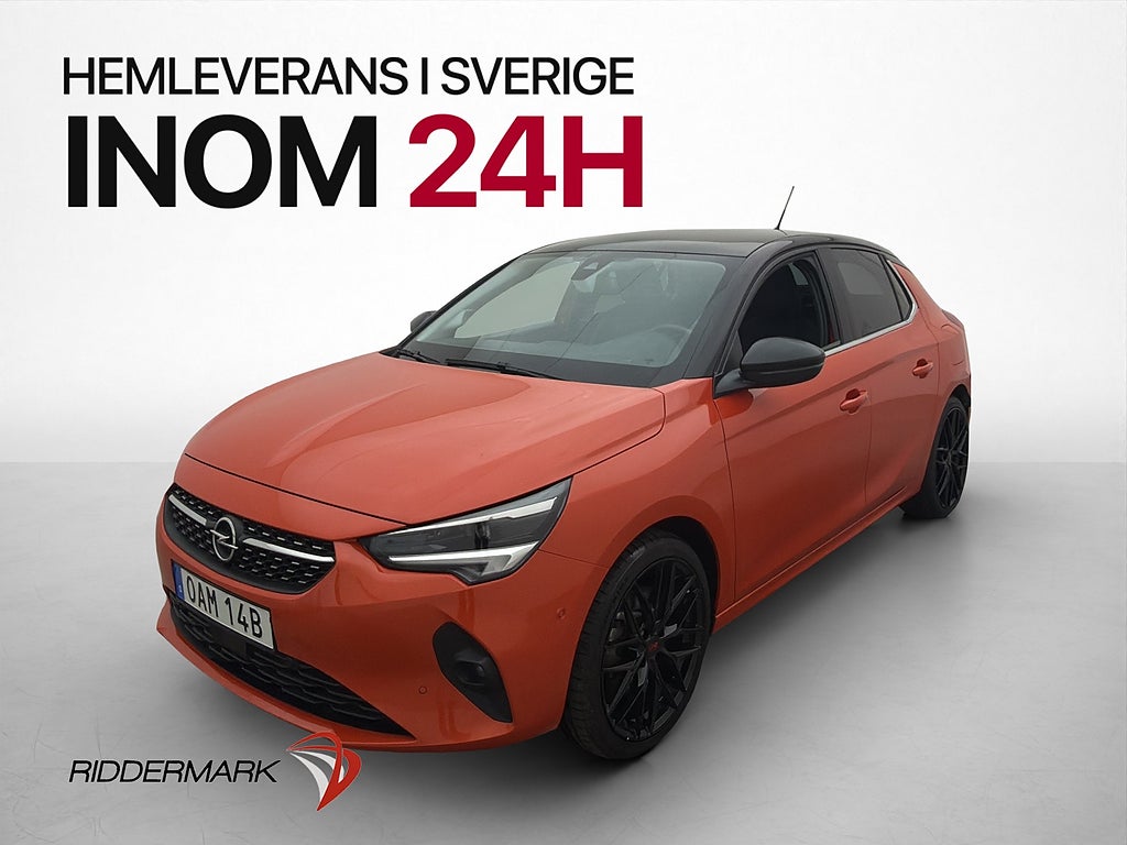 Opel Corsa-e 136hk Elegance Pano Kamera Halvskinn CarPlay