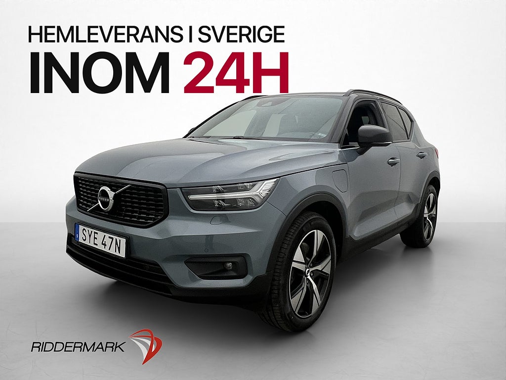Volvo XC40 Recharge T4 R-Design Värmare H/K Kamera Skinn