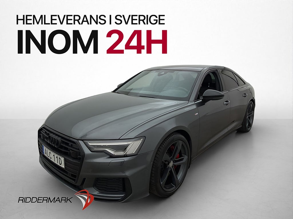 Audi A6 Sedan 55 TFSI Q S-Line PANO Kamera Drag 367hk