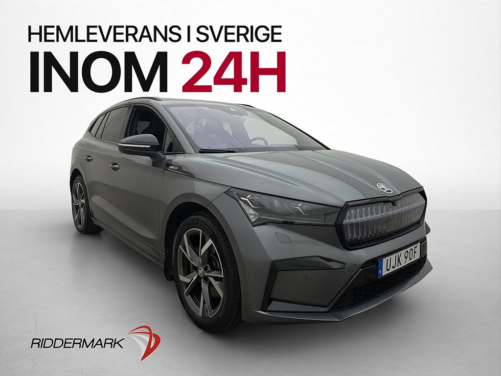 Skoda Enyaq iV 80x Sportline MOMS Pano Drag Crystal face