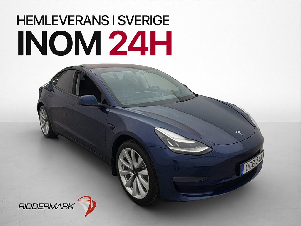 Tesla Model 3 Long Range AWD Autopilot Pano P-Sensorer