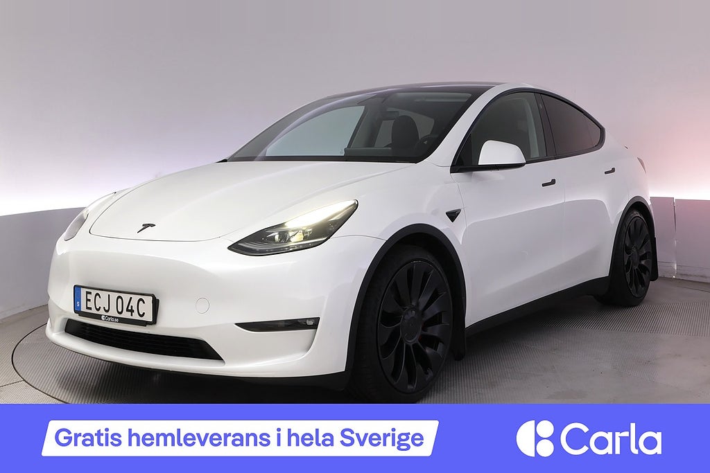 Tesla Model Y Performance Autopilot Panorama Drag
