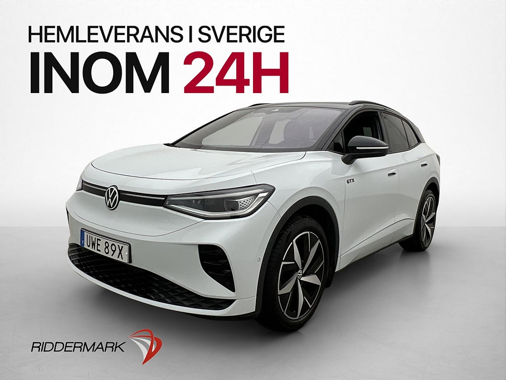 Volkswagen ID.4 GTX 299hk Värmare Drag Kamera Halvskinn MOMS