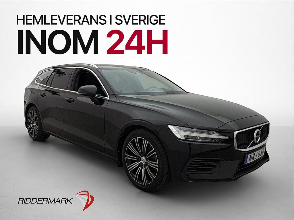 Volvo V60 T6 Recharge AWD Advanced 360° HUD Navi Skinn Värm