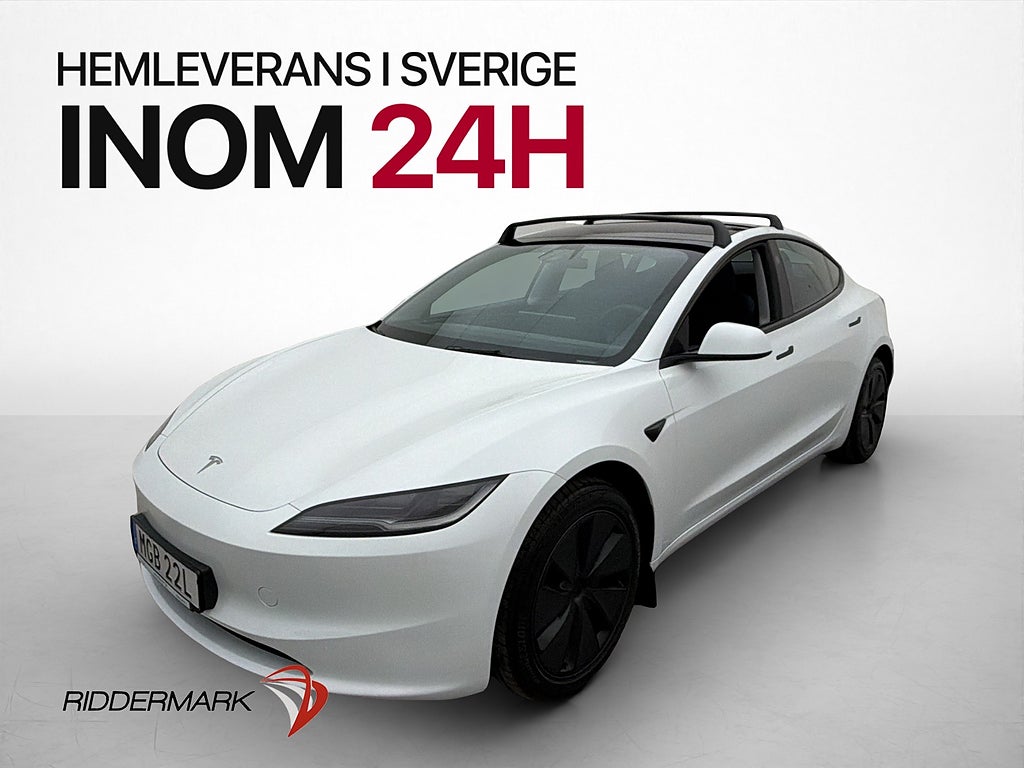 Tesla Model 3 Long Range RWD Dragkrok Takräcke Autopilot