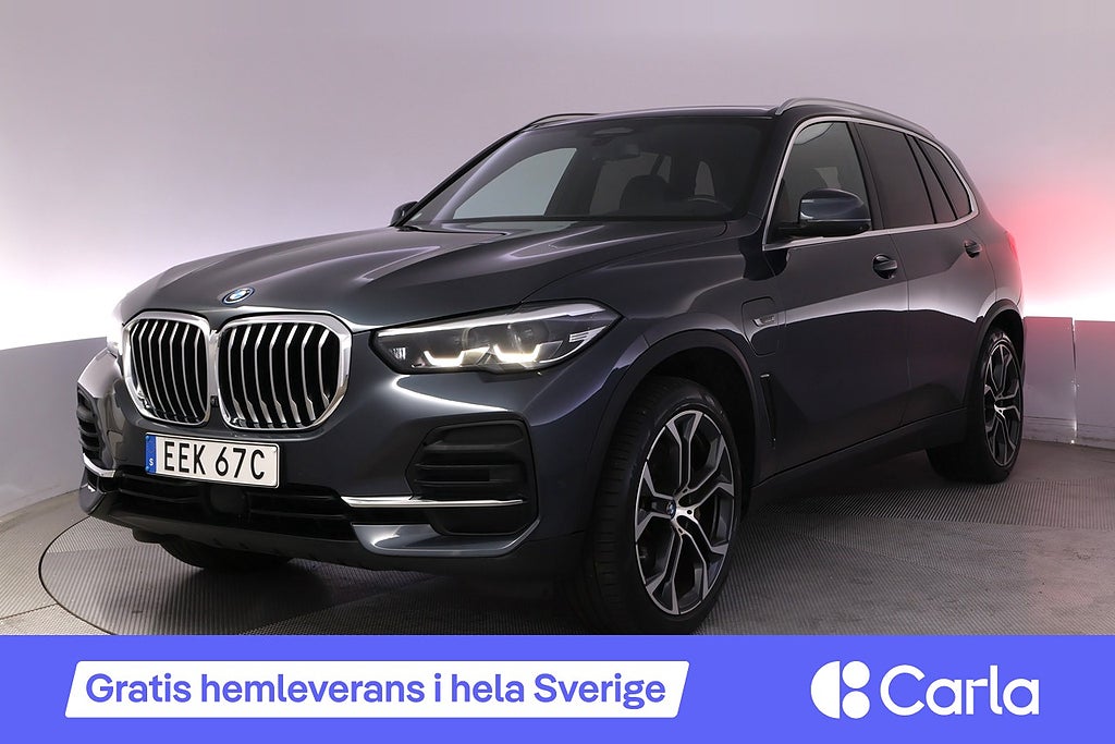 BMW X5 xDrive45e Pano 360 Komfortstol HUD BSM Elstol Drag