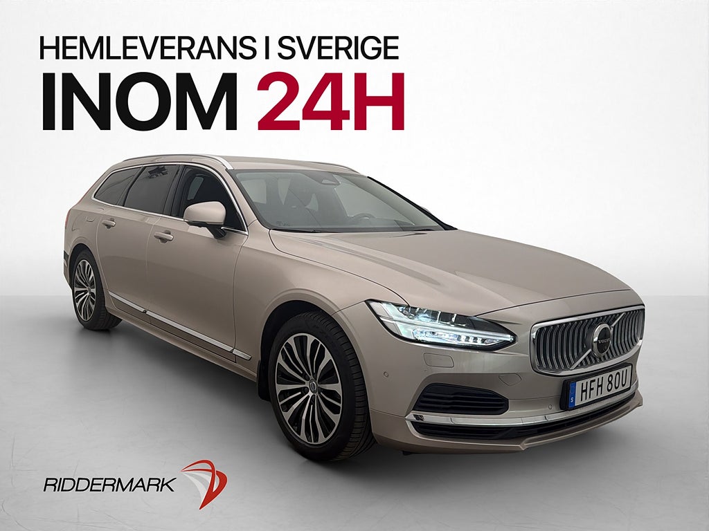 Volvo V90 Recharge T6 AWD Core Bright 360° CarPlay Värm Drag