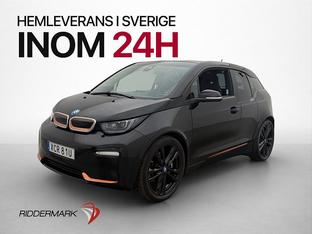 BMW i3s 120 Ah RoadStyle Edt Taklucka H/K Värm Skinn Kamera