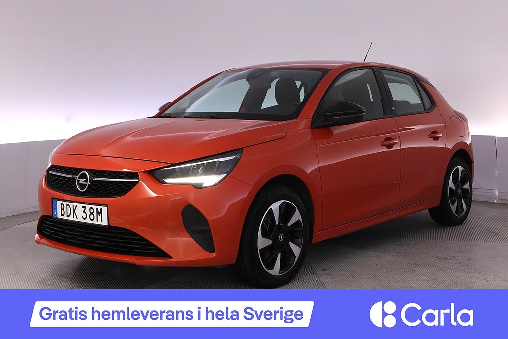 Opel Corsa-e 50 kWh Design & Tech B-Kamera Värmepump Farth.