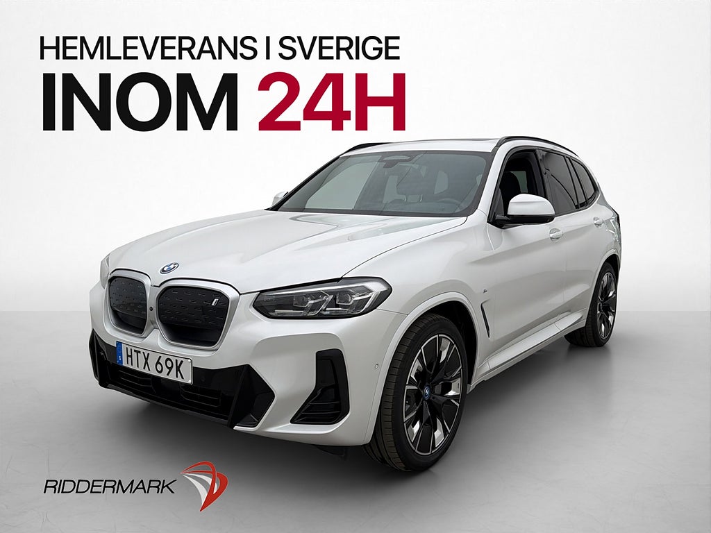 BMW iX3 286hk M Sport Pano H/K Head Up Drag 360° Skinn Navi