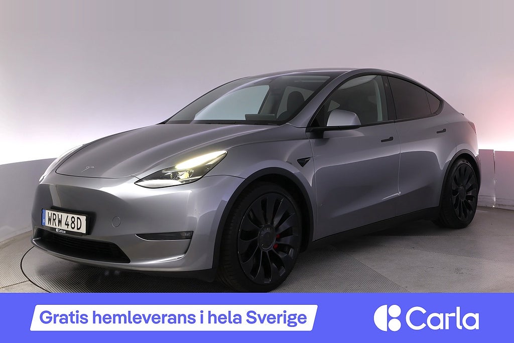 Tesla Model Y Performance Autopilot Panorama Drag