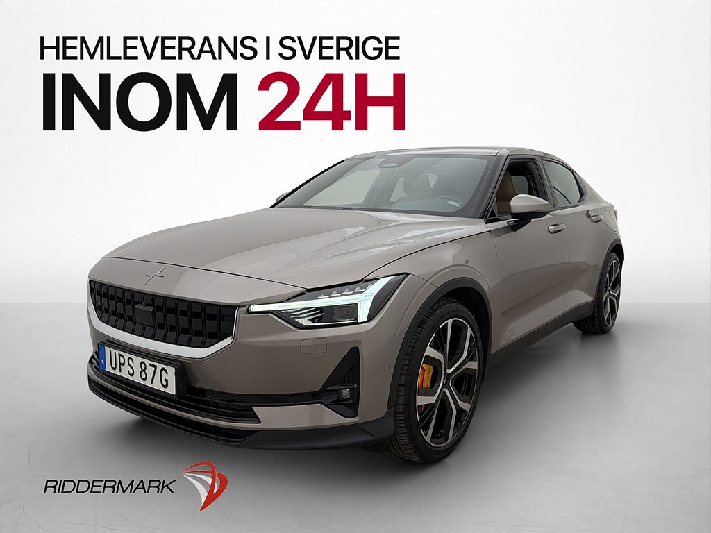 Polestar 2 Long range Dual motor Performance Pano Läder