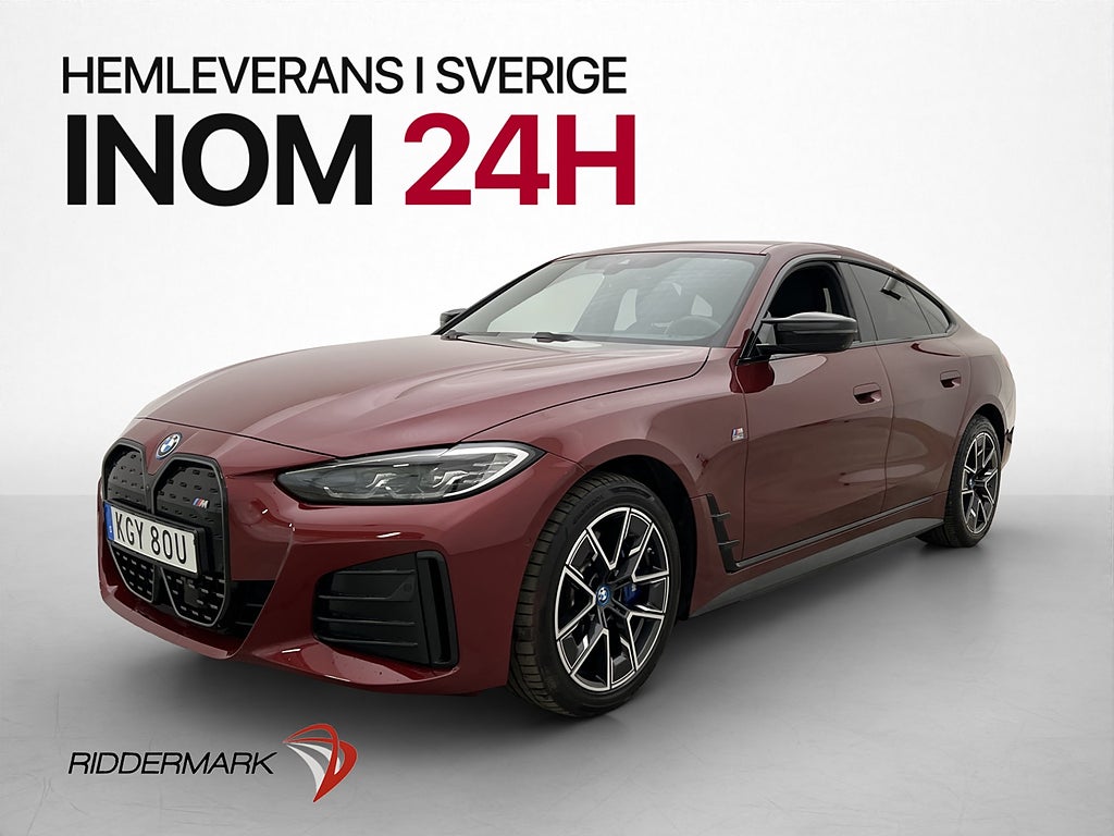 BMW i4 M50 xDrive Gran Coupé 544hk H/K Drag Wide 360°