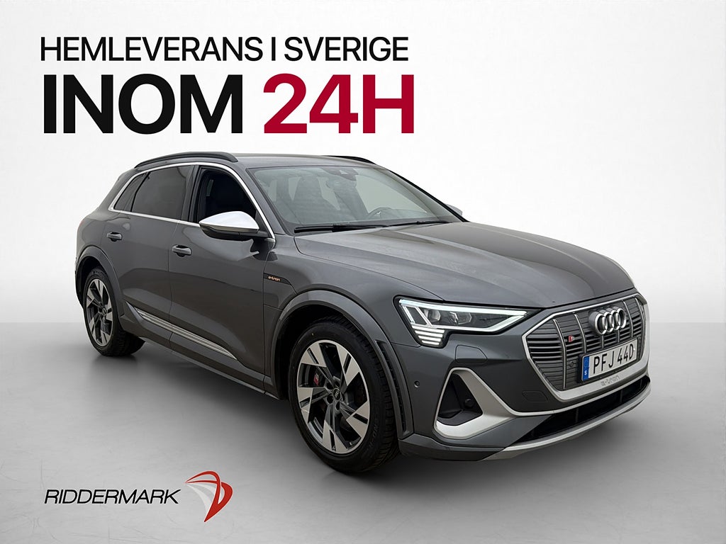 Audi E-Tron S Quattro 95 kWh MOMS B&O Matrix Läder Kamera