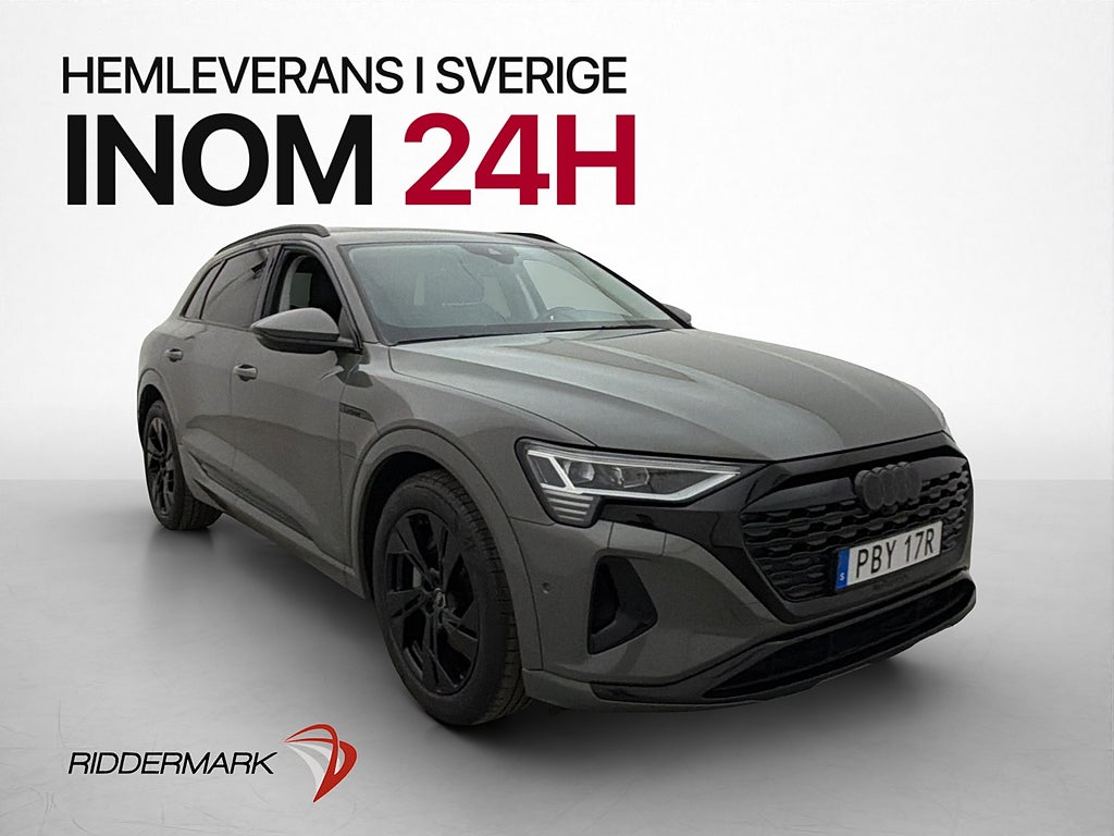 Audi q8-e-tron 55 Q 408hk Pano B&O Drag Matrix 360° 4 Zons