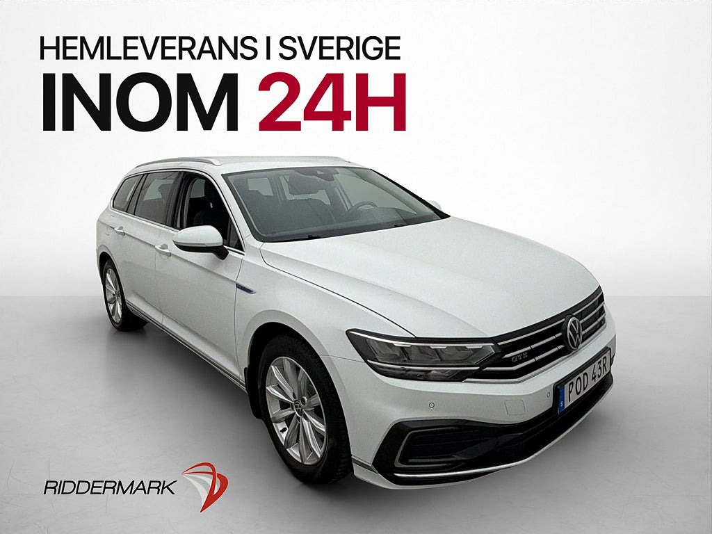 Volkswagen Passat Sportscombi GTE 218hk Värmare Drag Kamera