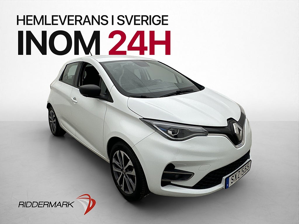 Renault Zoe R110 52 kWh 109hk FRIKÖPT BATTERI Sensorer Farth