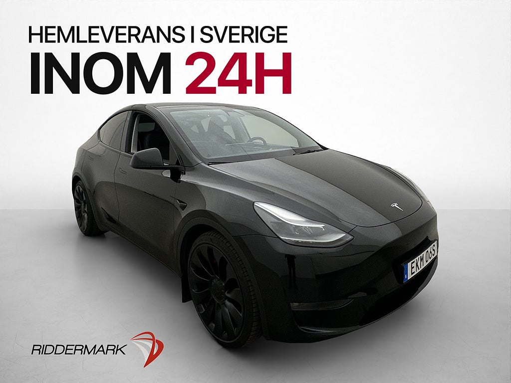 Tesla Model Y Performance Panorama Navi Värmepump MOMS