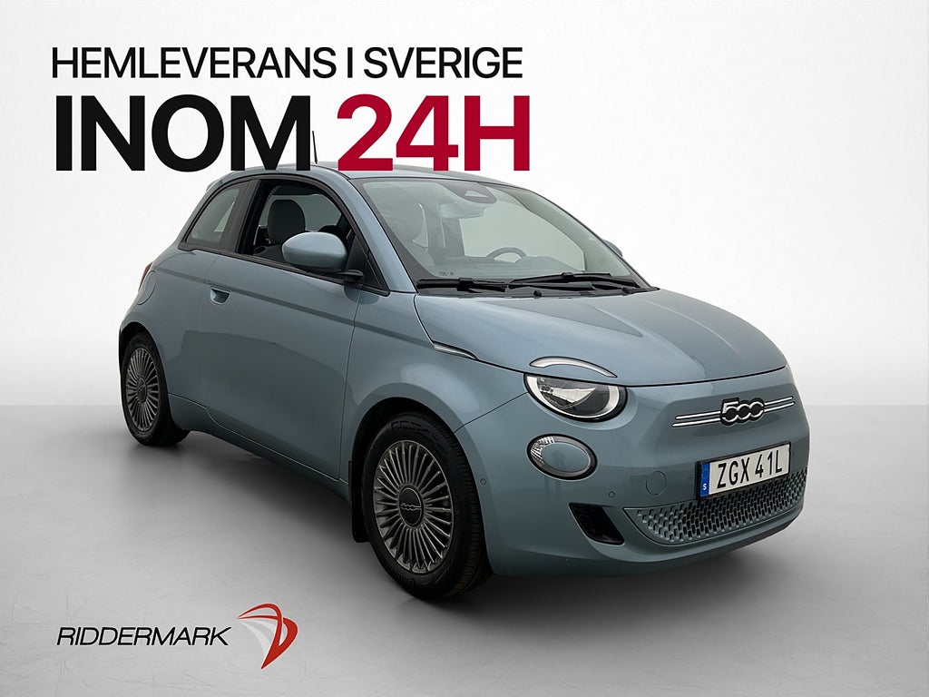Fiat 500E 42 kWh ICON Kamera Navi CarPlay Farthållare