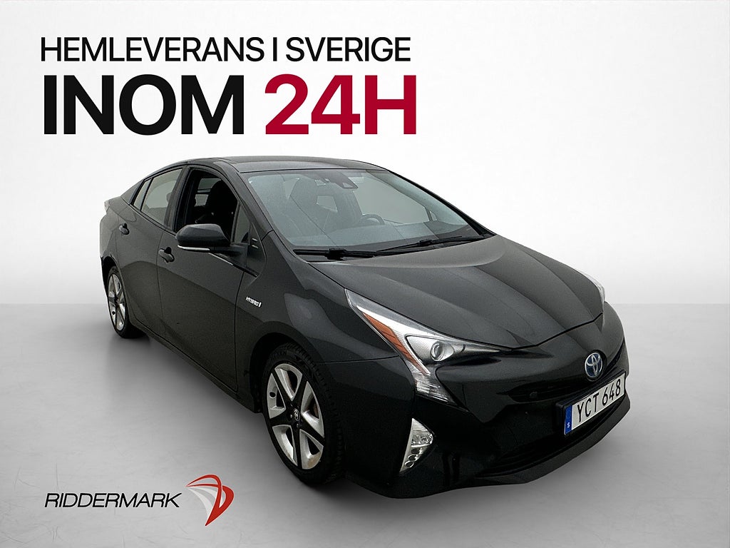 Toyota Prius Hybrid Active HUD Kamera Värmare Skinn Dragkrok