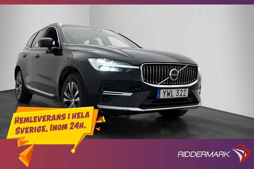 Volvo XC60 LongRange T6 AWD 350hk Core Bright Värm Pano Drag