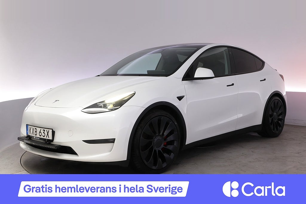 Tesla Model Y Performance Full Self Drive Panorama Drag